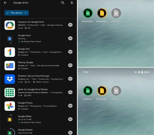 گوگل پلے سٹور سے بیک وقت دو ایپس ڈاؤن لوڈ کرنے کی سہولت