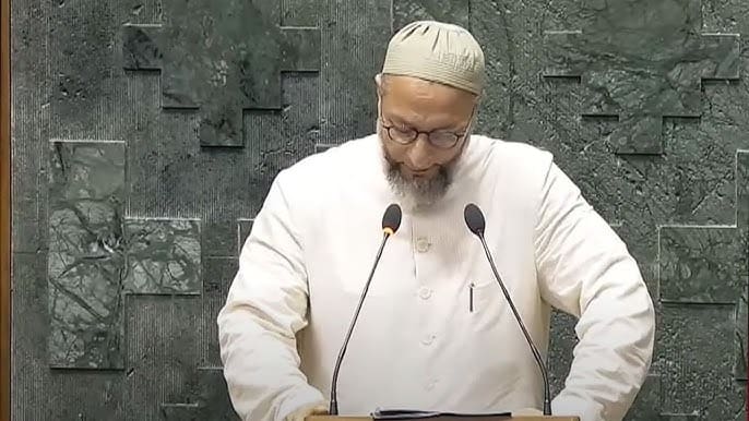 بھارتی پارلیمنٹ میں جئے فلسطین اور اللہ اکبر کے نعرے