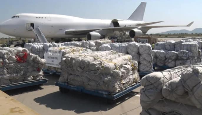 پاکستان سے غزہ و لبنان کیلئے 13 ویں امدادی کھیپ روانہ