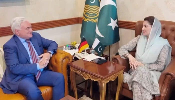 وزیرِ اعلیٰ پنجاب مریم نواز کی جرمنی کے سفیر کی ملاقات