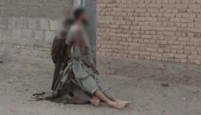 کھمبوں سے بندھی لاشیں برآمد