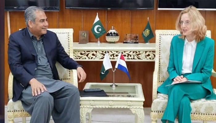 محسن نقوی سے ڈچ سفیر کی ملاقات