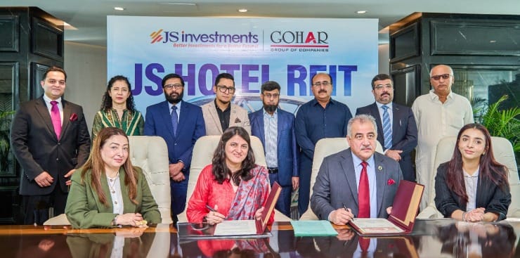 جے ایس انویسٹمنٹ نے گوہر ڈیویلپرز کے اشتراک سے پاکستان کا پہلا شریعہ کمپلائنٹ گرین ہوٹل (REIT)متعارف کروادیا