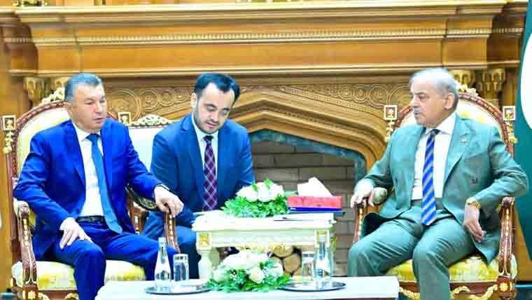 شہباز شریف کی تاجک صدر سے ملاقات، کراچی بندرگاہ پر تجارت کی دعوت