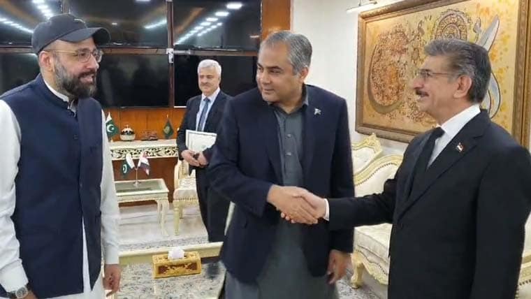 وزیر داخلہ اور وزیر مذہبی امور سے عراقی سفیر کی ملاقات