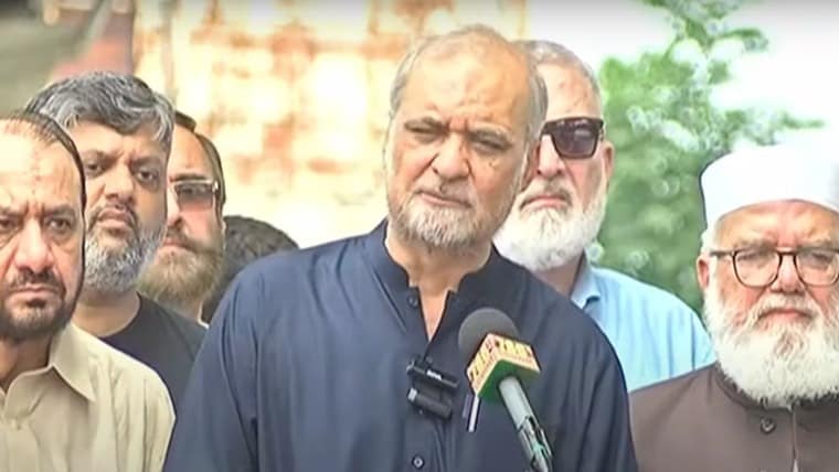 حکومت فسطائیت سے باز نہ آئی تو دھرنے کا رُخ کسی اور طرف بھی ہوسکتا ہے:حافظ نعیم