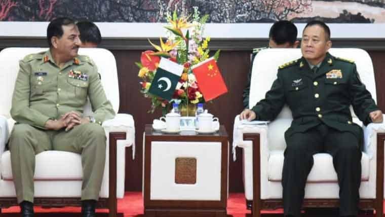 چیف آف جنرل سٹاف کی چین کے پی ایل اے کمانڈر سے ملاقات، سکیورٹی امور پر تبادلہ خیال