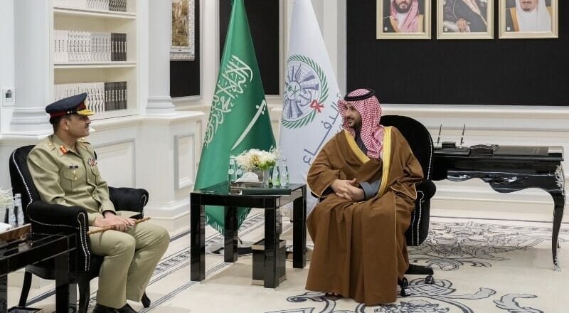 آرمی چیف جنرل سید عاصم منیر کی سعودی ولی عہد شہزادہ محمد بن سلمان سے ملاقات