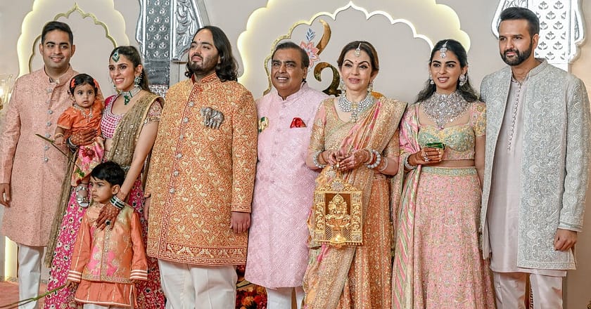 اننت امبانی اور رادھیکا مرچنٹ کی شادی