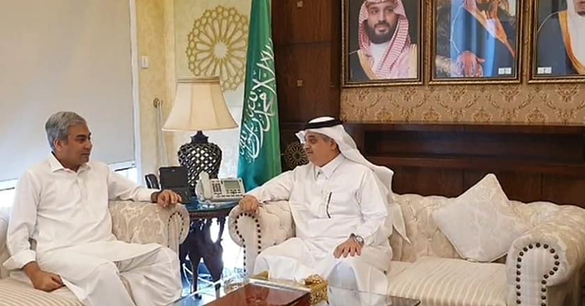 وزیرِ داخلہ کی سعودی سفیر نواف بن سعید احمد المالکی سے ملاقات
