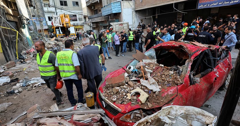 لبنان پر اسرائیلی افواج کا بموں سے حملہ 16 شہری شہید