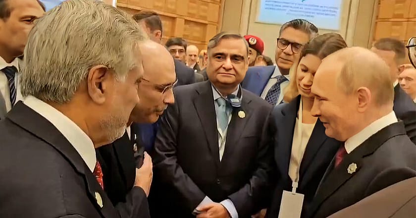 صدر زرداری کی روسی صدر پیوٹن سے غیر رسمی ملاقات