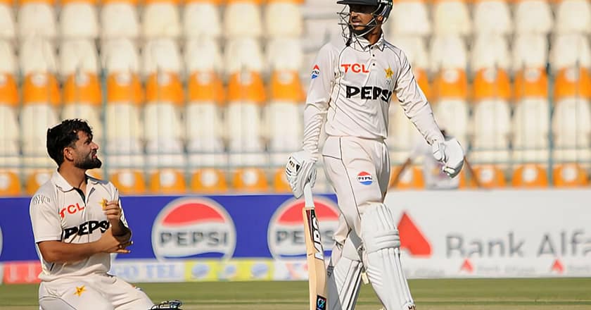 ملتان دوسرا ٹیسٹ: کامران غلام اور صائم ایوب نے پاکستان کو مشکل سے نکال لیا