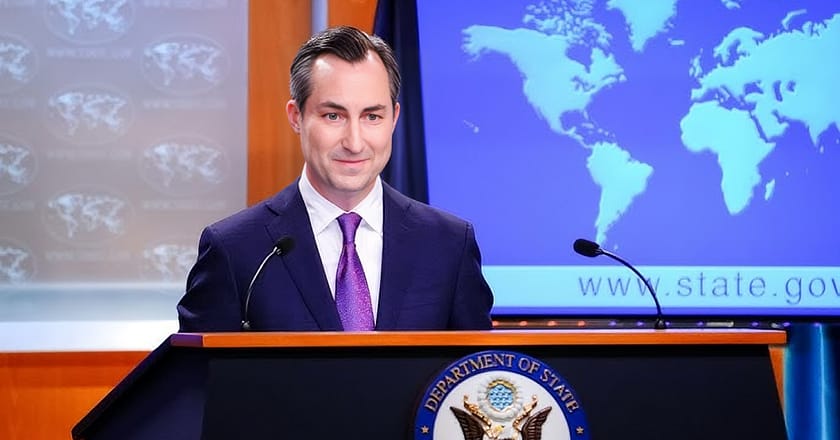 بھارتی وزیر خارجہ اور پاکستانی رہنماؤں کے درمیان ملاقات پر امریکی ردعمل