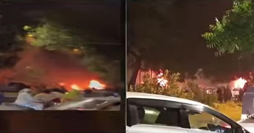 کراچی ایئرپورٹ کےقریب زوردار دھماکا