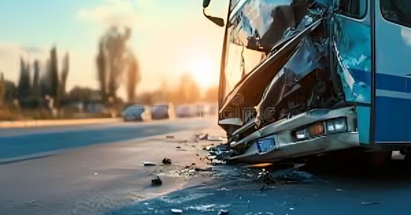 موٹروے ایم 2 پر حادثے میں 5 افراد جاں بحق اور 10 زخمی ہوگئے۔