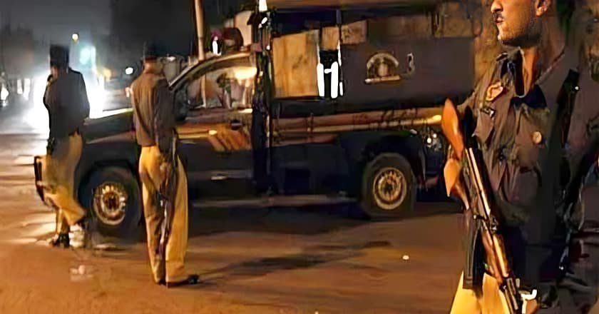 سکھر، پولیس موبائل حادثے کا شکار، 2 اہلکار جاں بحق