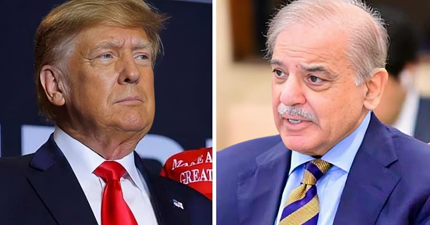 وزیر اعظم شہباز شریف کی ڈونلڈ ٹرمپ کو امریکا کے صدر کا عہدہ سنبھالنے پر مبارکباد