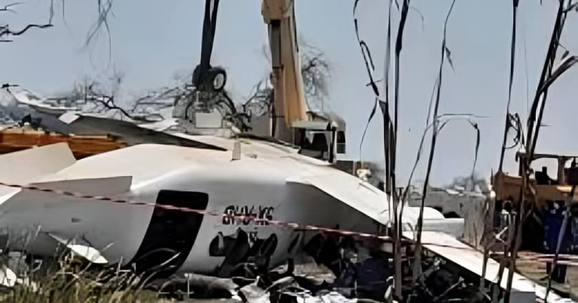 سوڈان میں فوجی طیارہ گر کر تباہ، تمام افراد ہلاک