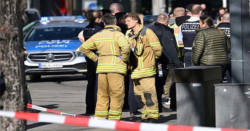 جرمنی: ڈرائیور نے گاڑی راہ گیروں پر چڑھادی، ایک ہلاک، 25 زخمی
