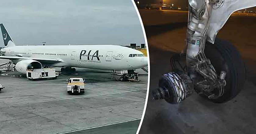 کراچی سے لاہور پرواز کے طیارے کی ایک ٹائر کے بغیرلینڈنگ کا انکشاف