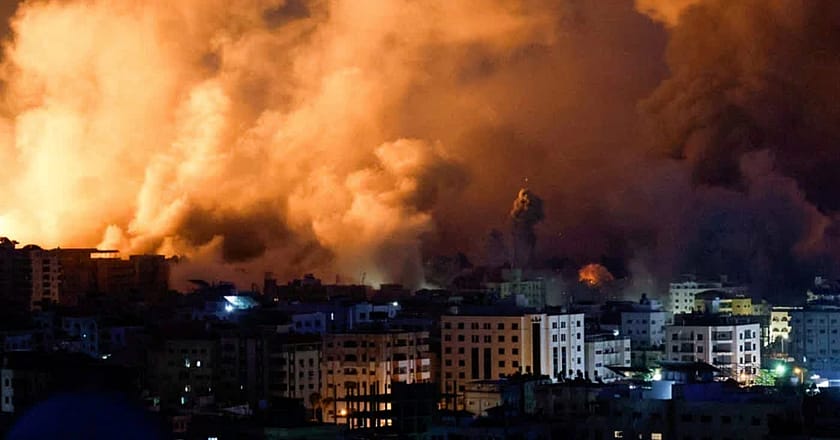 غزہ پٹی میں اسرائیل کے فضائی حملے، 200 فلسطینی شہید