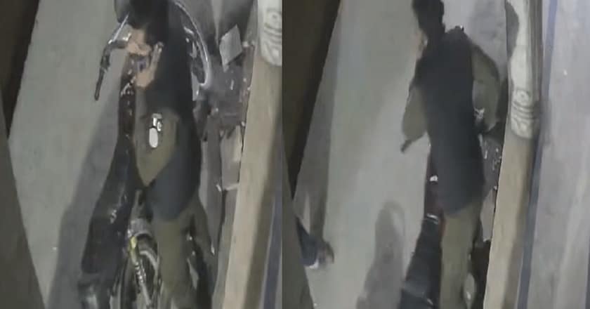 پولیس اہلکار نے شہری کی موٹرسائیکل چرالی