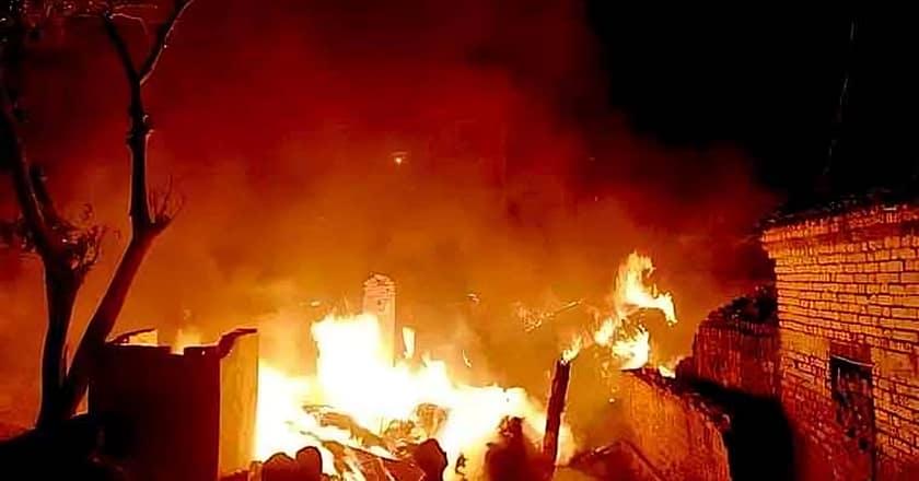 سوات میں نامعلوم وجوہات پرآگ بھڑک اٹھی، 7 گھر خاکستر،8 کو بچا لیا گیا