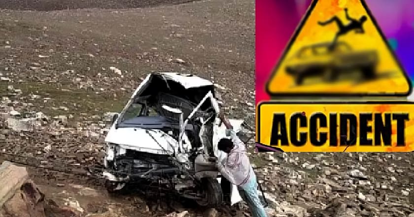 جامشورو: مسافر وین پہاڑی سے گر گئی، خواتین اور بچوں سمیت 14 افراد جاں بحق