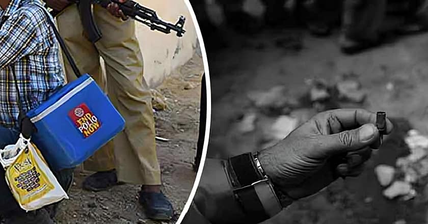 مستونگ: پولیو ٹیم کی سکیورٹی پر مامور لیویز اہلکاروں پر فائرنگ، 2 اہلکار شہید