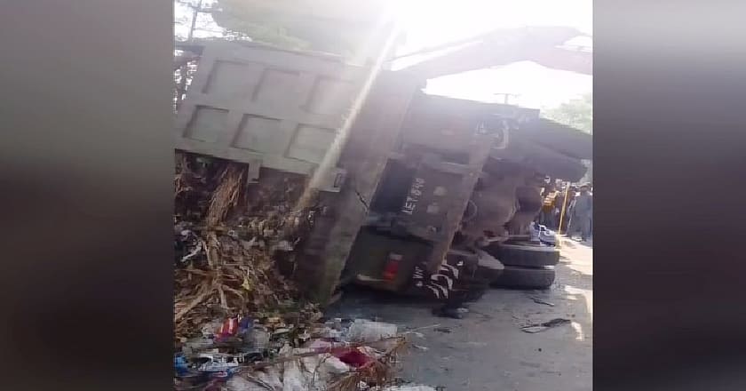 لاہور: ڈمپر نے 3 رکشوں اور دو موٹرسائیکلوں کو کچل دیا، 5 افراد جاں بحق