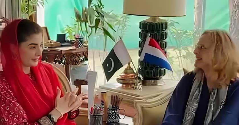 مریم نواز سے نیدرلینڈ کی سفیر ہینی ڈی وریس کی ملاقات، دوطرفہ تعلقات پر تبادلہ خیال