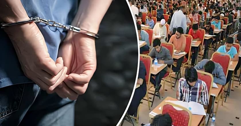 گورنمنٹ گریجویٹ کالج میں امتحانی سینٹر سے جعلی نگران گرفتار